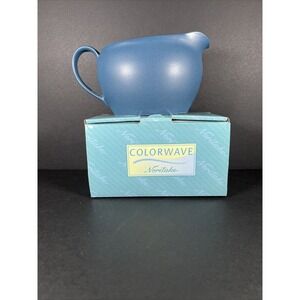 Noritake Colorwave Blue Gravy Boat 8484 New NIB